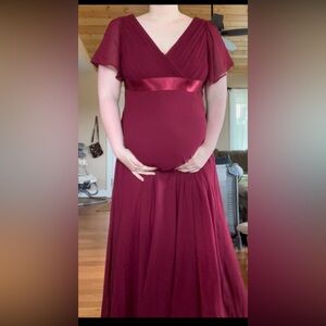 Ever Pretty Wine Red Gown